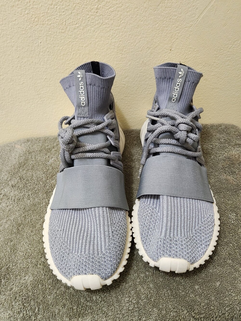 Adidas Tubular Doom Grey Sneakers mens size 10